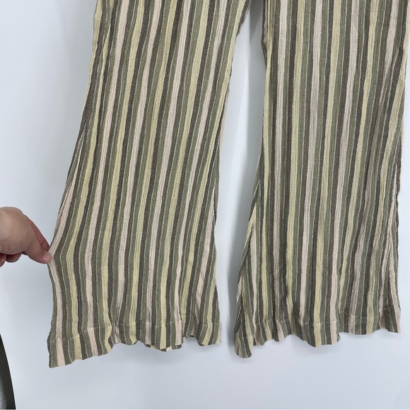 Free People Jones Beach Wide Leg Striped Drawstring Pants XS - Picture 4 of 13